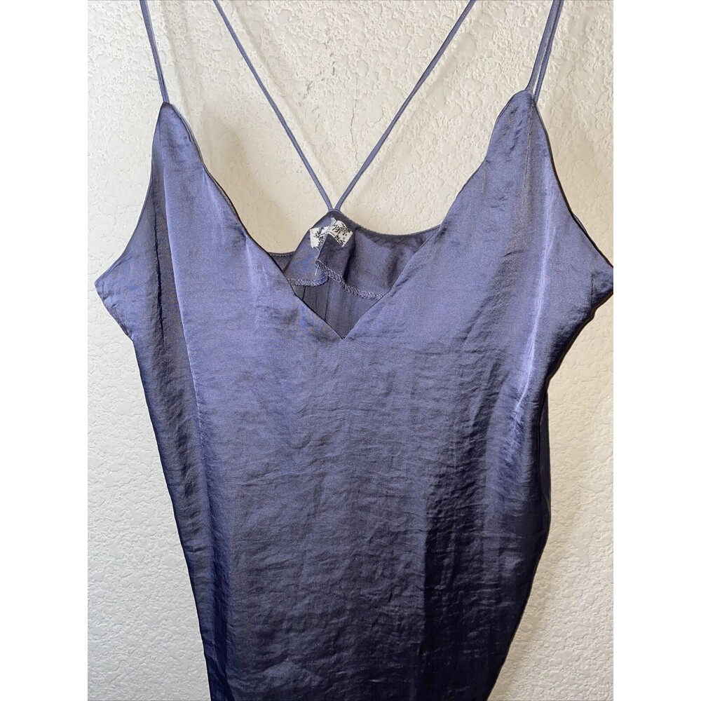 Free People tank sexy Intimately Slip Satin Cami XS fairy feminine romantic - Picture 2 of 10